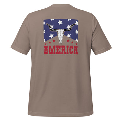 America Skull, Unisex t-shirt