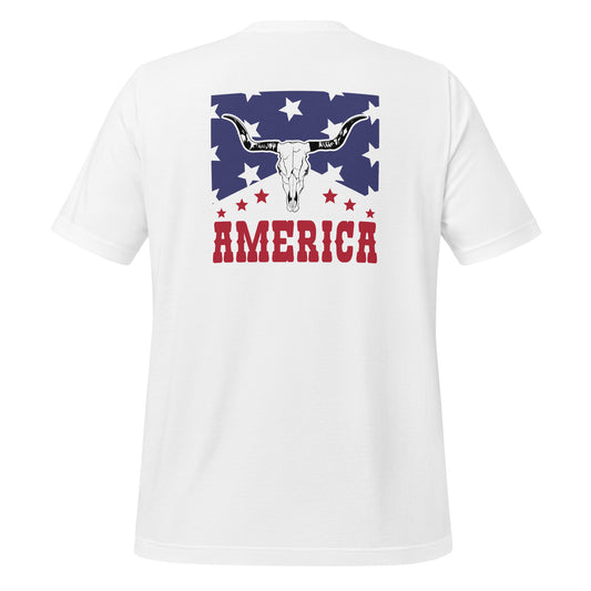 America Skull, Unisex t-shirt
